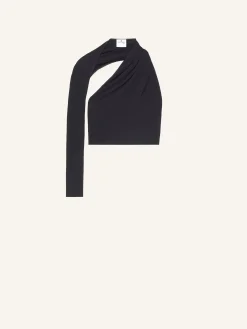 SLASH CROP TOP