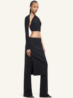 SLASH CROP TOP