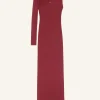 SLASH RIB KNIT LONG DRESS