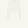 SOLAR CROPPED RIB CARDIGAN