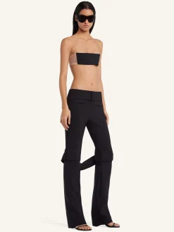STRAP BOOTCUT PANTS