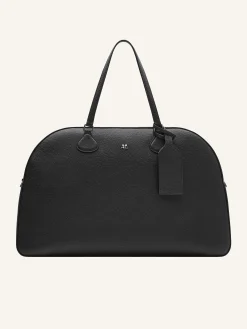 STUD GRAINED LEATHER WEEKENDER BAG