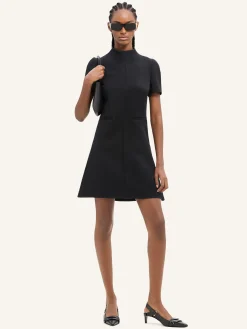 TWILL A-LINE DRESS