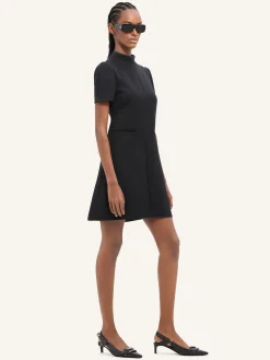 TWILL A-LINE DRESS