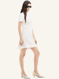 TWILL A-LINE DRESS
