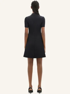 TWILL A-LINE DRESS