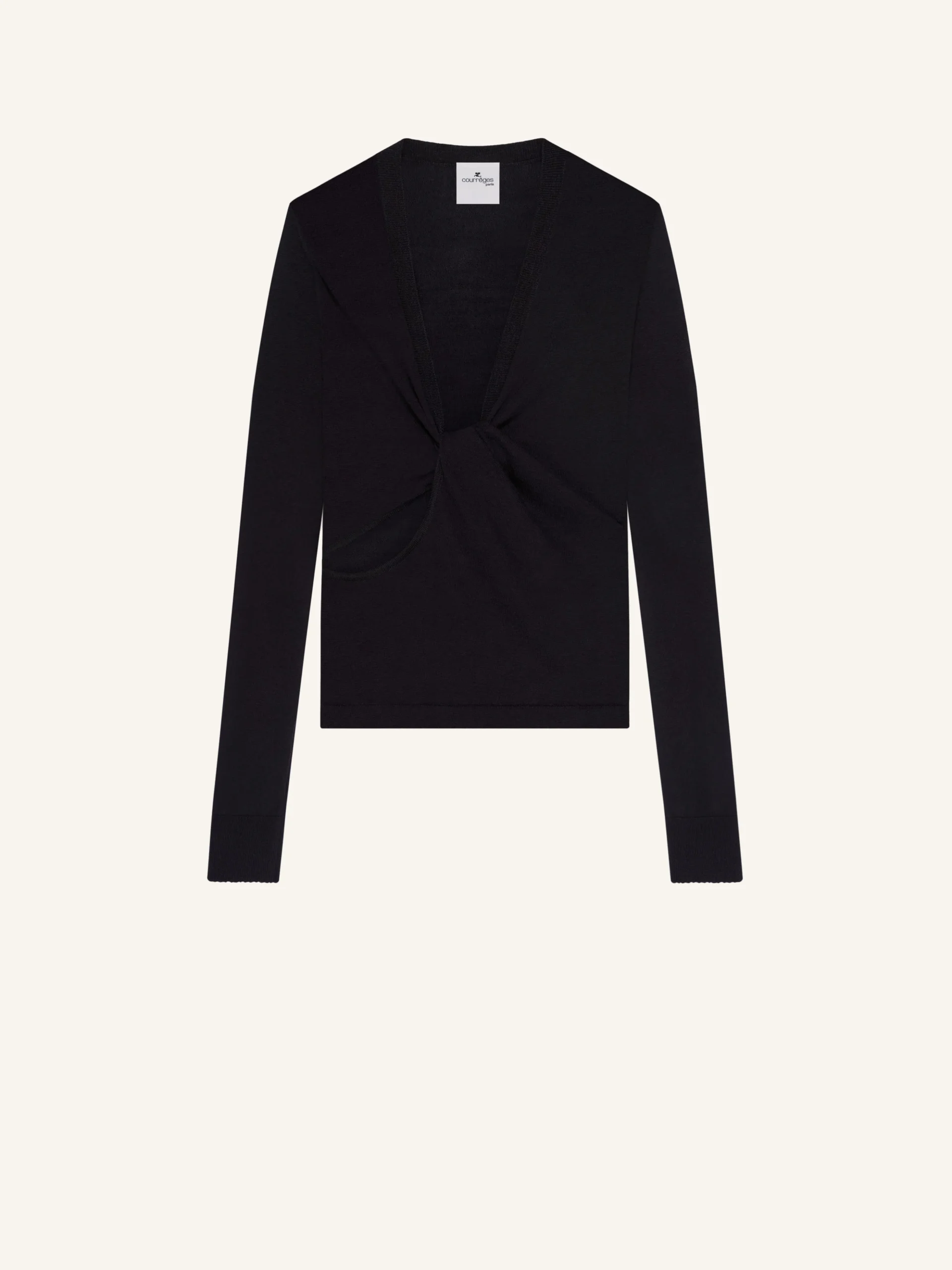 TWIST LIGHT KNIT SWEATER