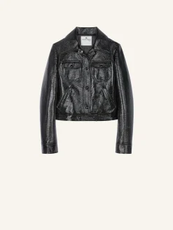 VINYL TRUCKER JACKET
