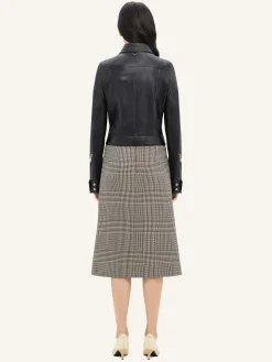 ZIPPED ICONIC LEATHER JACKET