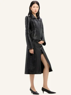 ZIPPED VINYL JACKET